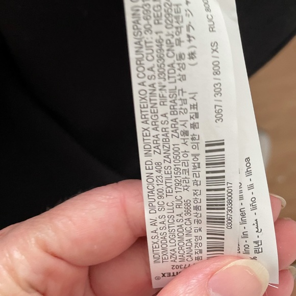 💜NWT ZARA LINEN BLEND DRESS SS21 - Picture 8 of 9